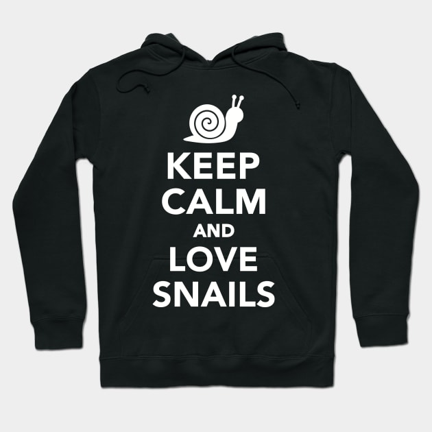 Keep Calm and Love Snails Hoodie by Designzz